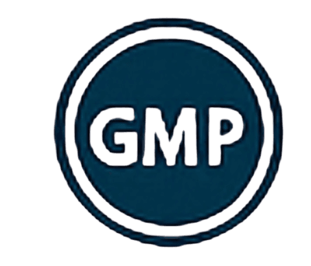 GMP logo featuring the letters G, M, and P enclosed in a circular design.